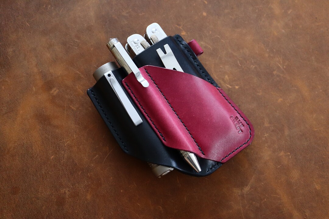 ULTIMATE EDC handmade Leather Pouch Organizer For/similar Victorinox