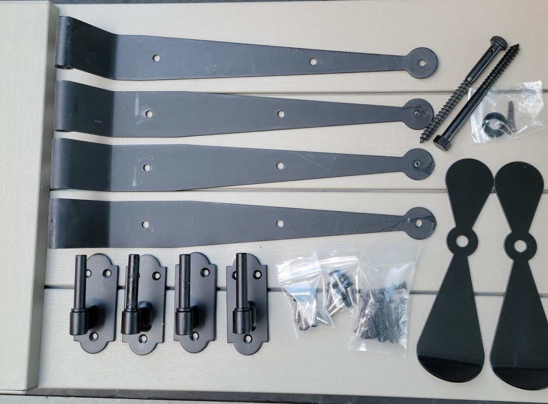 Colonial Shutter Hardware Kit Etsy