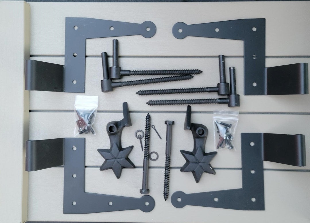 Colonial Shutter Hardware Kit Etsy