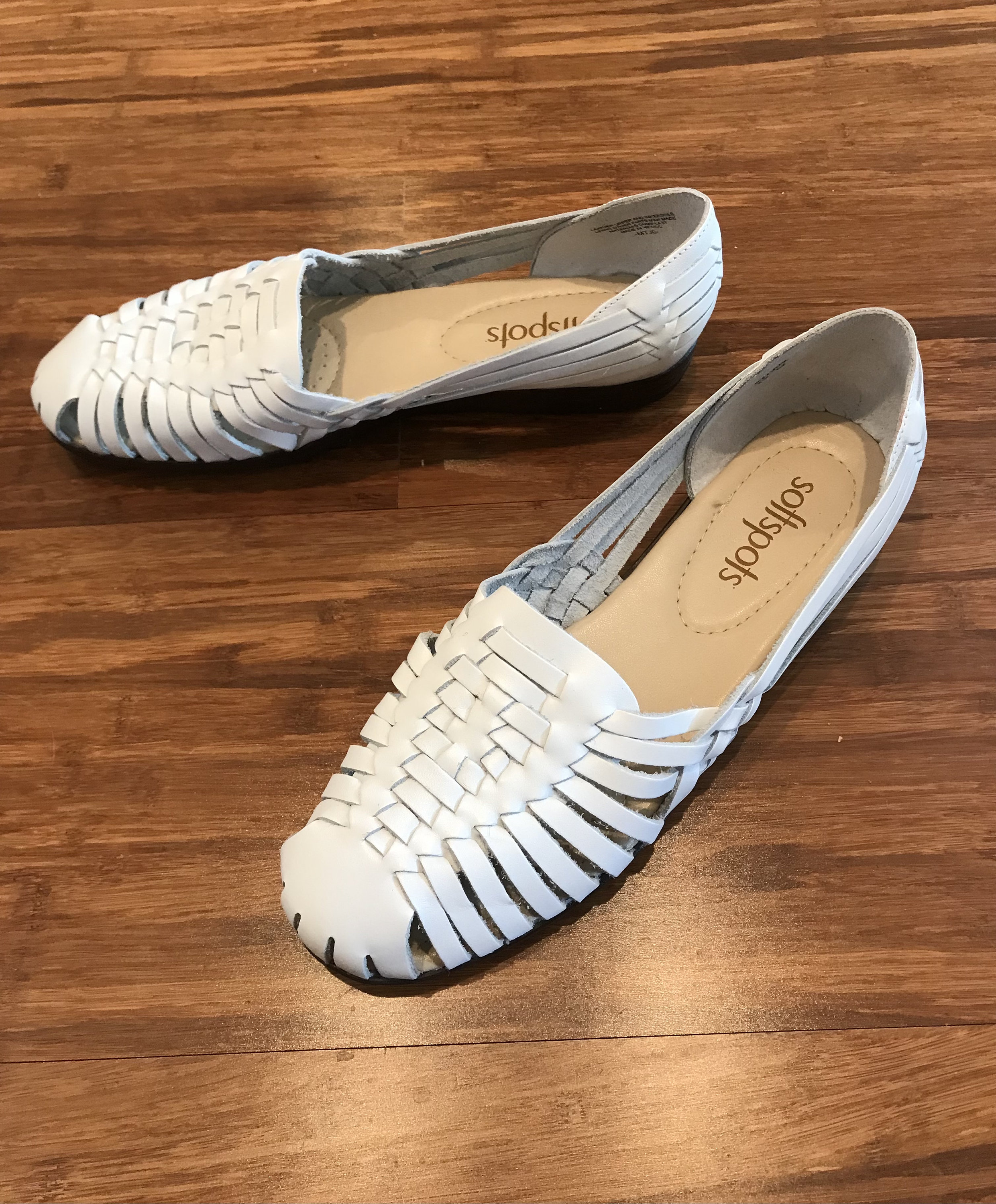 cream colored huaraches