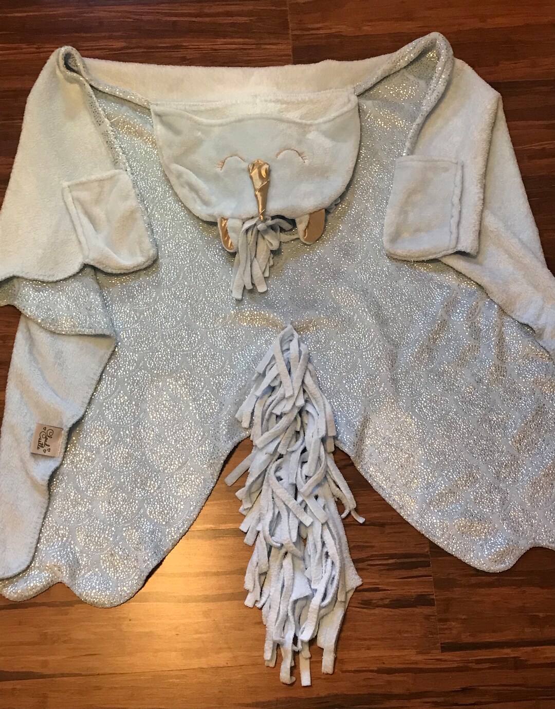 Unicorn Ride silk shawl