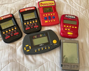 Vintage Handheld Games Sold Separately