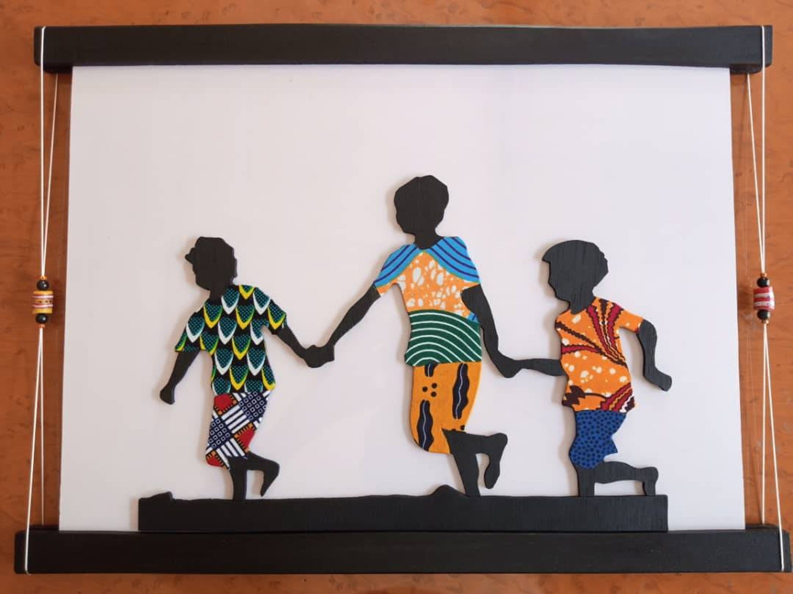 Stunning African design/African design frame/African Art Etsy