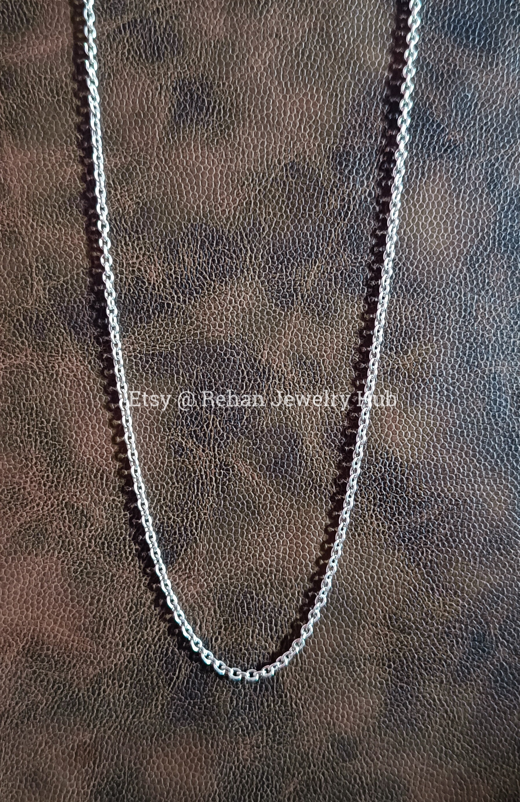 その他 gla chain SILVER 925 Sterling Silver Oval Link Chain Necklace with Bujukan