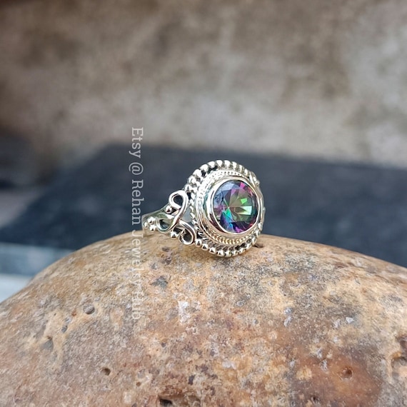 天然 ミスティック トパーズ リング レディース 指輪 天然石 お守り ブランド 天然 ミスティック トパーズ リング レディース 指輪 天然石 お守り