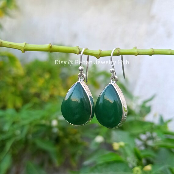 Boucle D'oreille Goutte De Pierre Précieuse - France