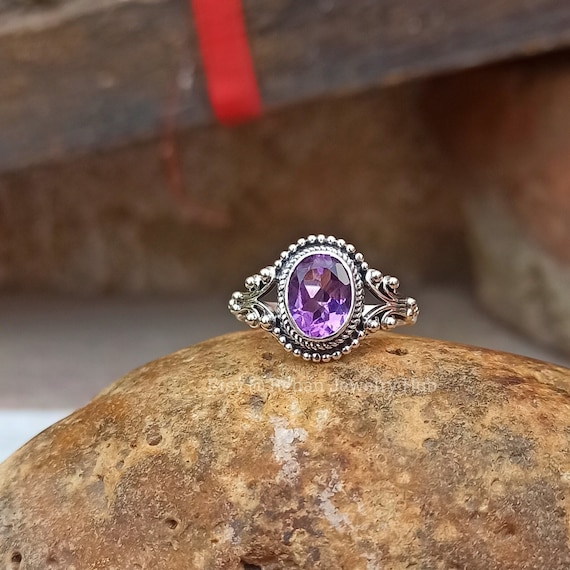 Anillo De Plata De Ley 925 Anillo Hecho A Mano Anillo Delicado Joyería