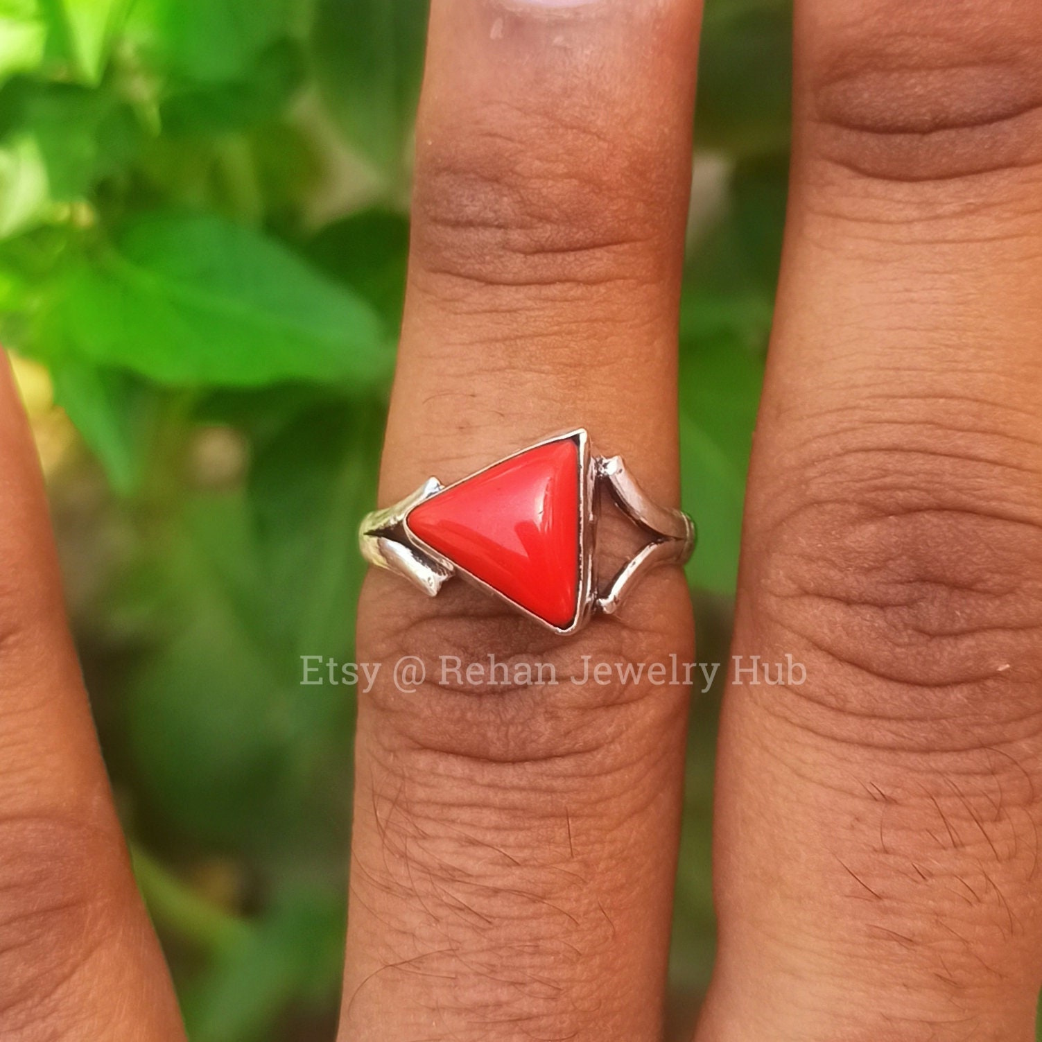 Oval Gemstone Ring with Swirl Filigree Border – Super Silver