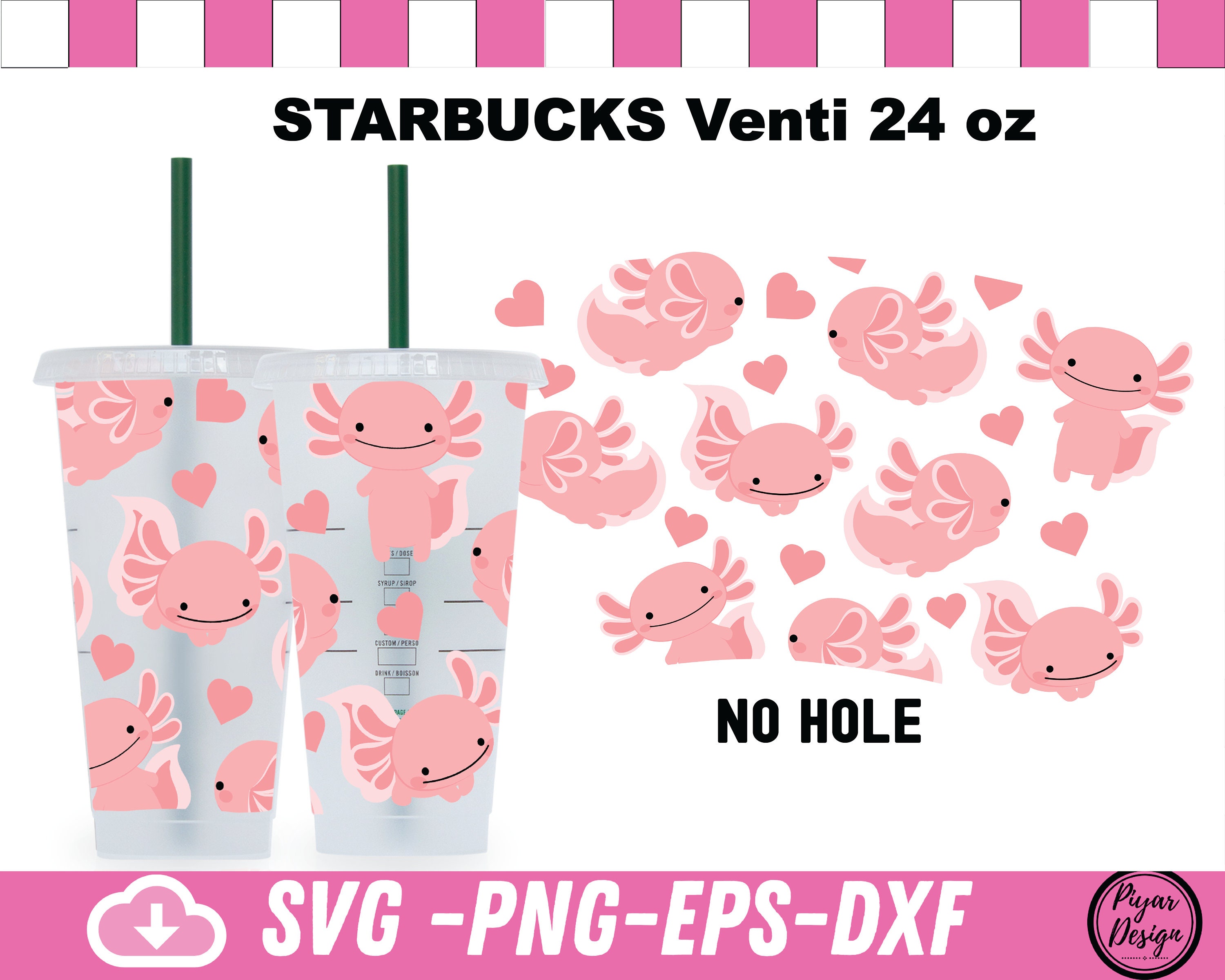 Axolotl Use for a Cold Cup 24 Oz. Graphic by DesignsStarCups