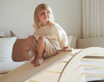 Montessori Slide Ramp – Ramp for Sliding or Climbing – Ramp Slide Toy for Kids
