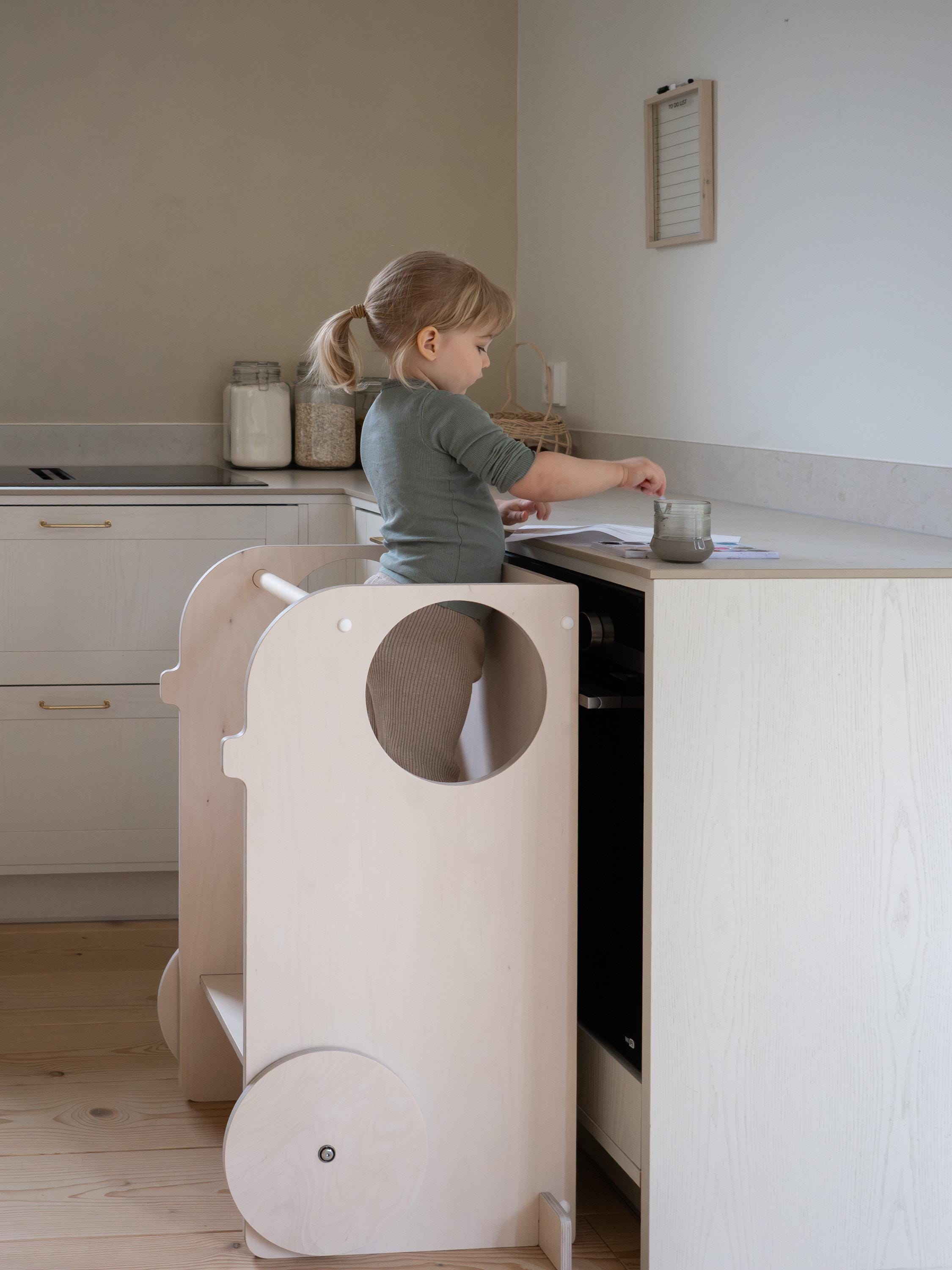 VERSO ラーニングタワー 3-in-1 – キッチン用モンテッソーリ幼児用