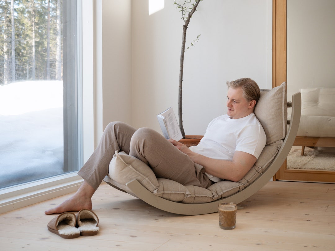 Lounge Chair Indoor Rocking Chair For Heavy Person 41*29*30in