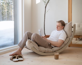 LAAKSO Rocking Lounger - Lounge Chair - Relaxation