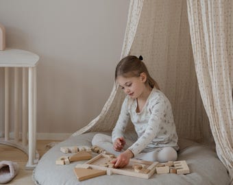 LEMPI Floor Cushion | Sand | Cozy Multifunctional Cushion - Etsy