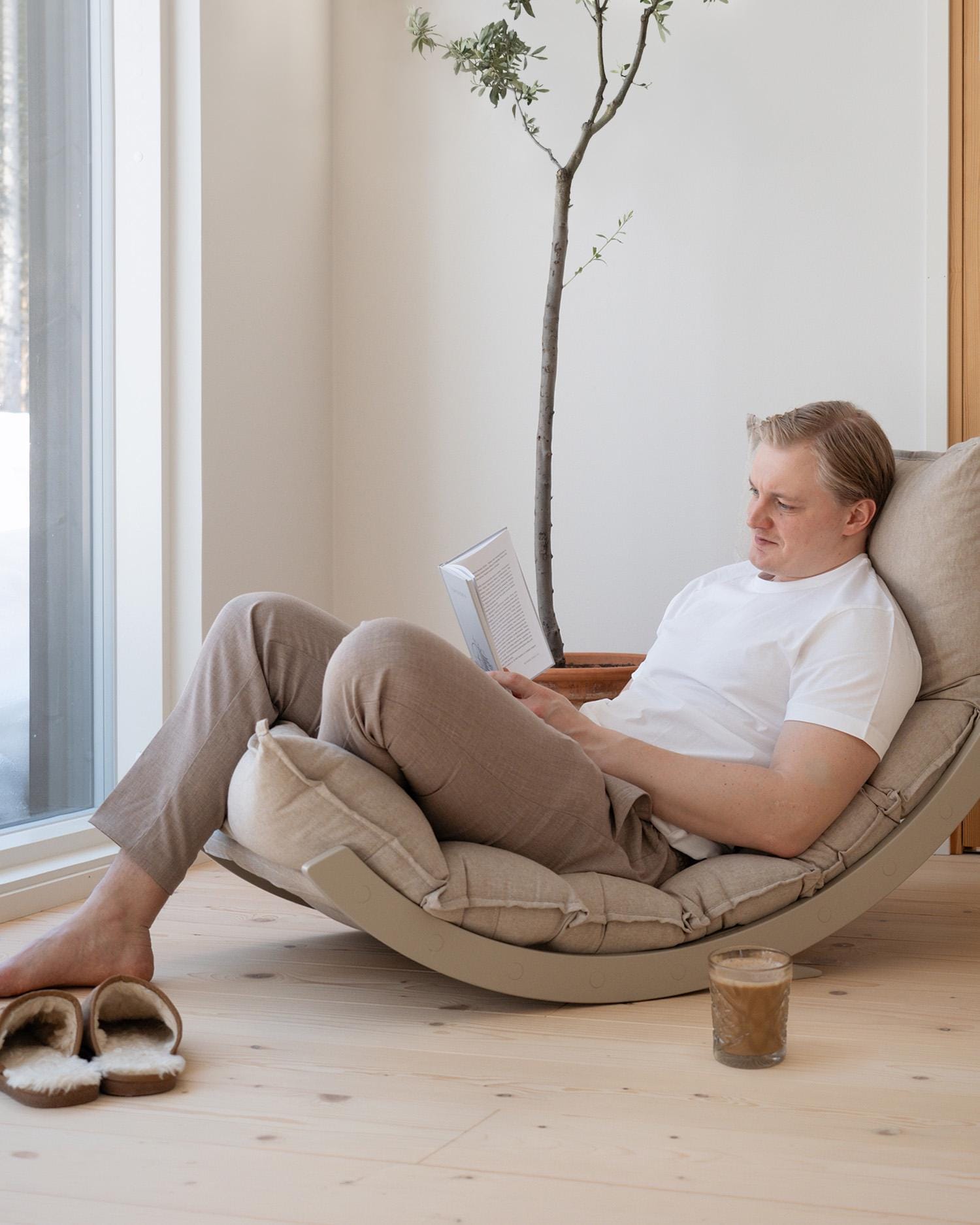 Rocking Camping Chair Grand Patio Gray Steel Rocking Chair Indoor