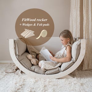 Rocker Set - Wooden Montessori Climbing Arch Set - Multifunctional