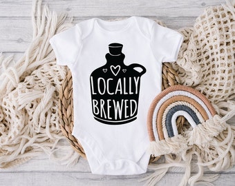 Locally Brewed Onesie® - Funny Onesie®s - Beer Onesie® - Unique Baby  Unisex Baby Gift L-0158