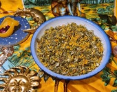 The Calming Blend Chamomile, Marigold, Lemon Balm Raspeberry Leaf Herbal Blend Incense Blend Anxiety Relief Unwind and Relax