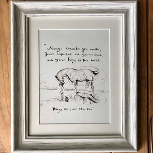 Framed Print from The Boy The Mole The Fox & The Horse by Charlie Mackesy