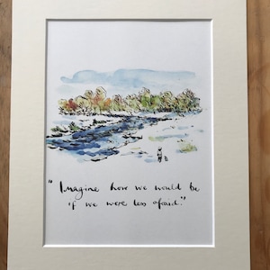 Lámina montada de «El niño, el topo, el zorro y el caballo» de Charlie Mackesy