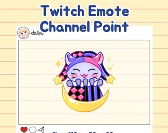 Twitch emotes joker cat channel point icon (digital download)