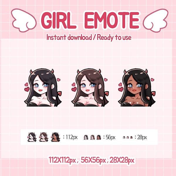 Twitch emotes sexy cute girl emote.