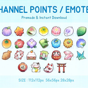 La chaîne Twitch présente un pack de gâteaux japonais et des emotes Discord.