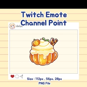 Twitch halloween pumpkin latte emotes channel points.