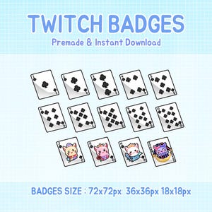 Les badges Twitch l'emportent sur les jolis morceaux de stream de la carte du trèfle.