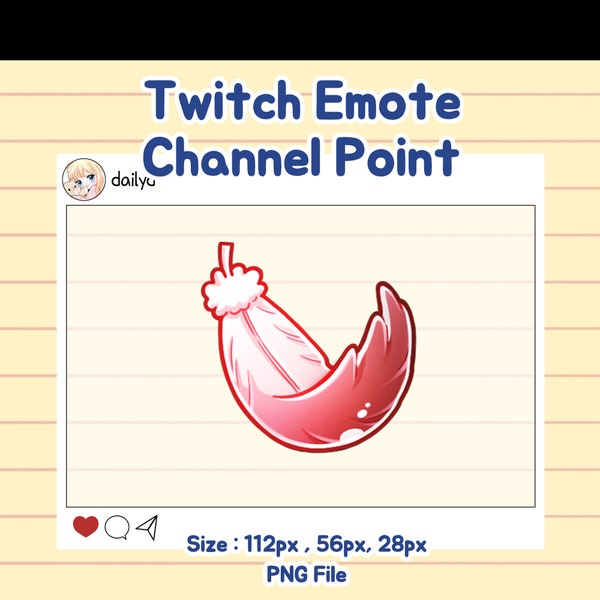 Channel point red wing twitch emotes.