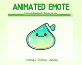 Animated emote twitch slime game emotes (Digital Download)