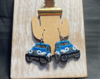 Jeep Earrings: Adventure Car Jewelry