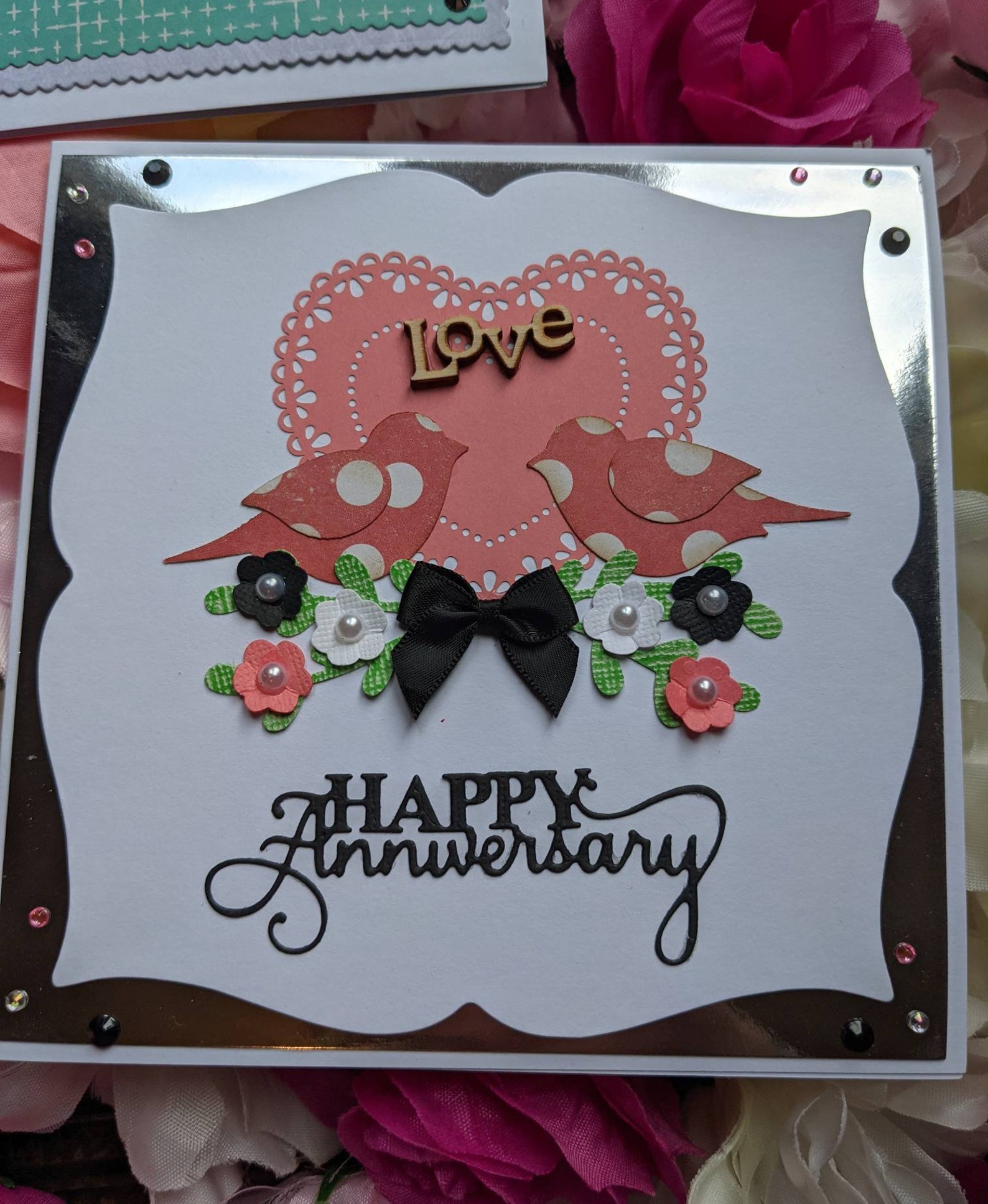 Happy Anniversary Love Bird Card | Etsy