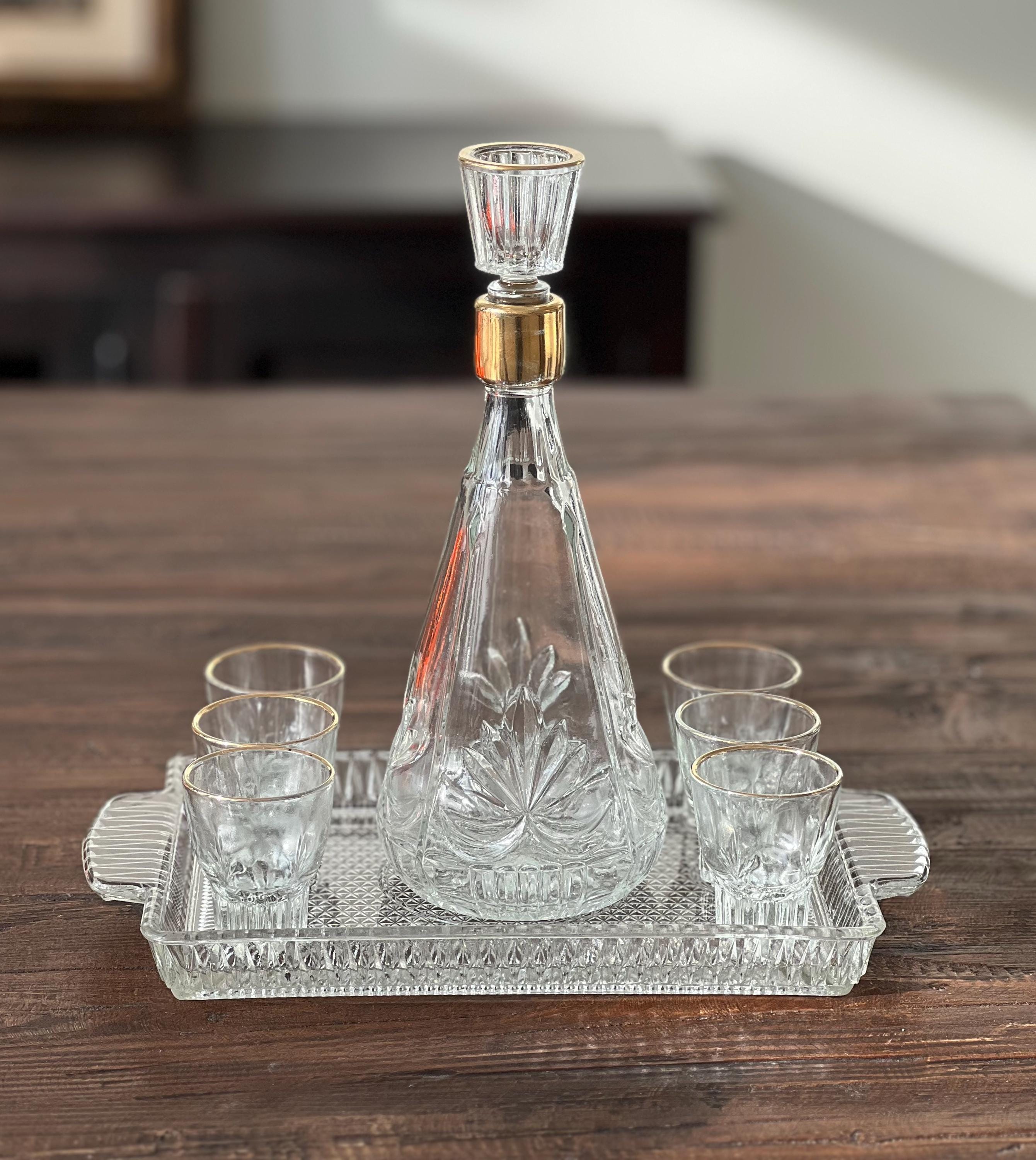 Mcm Glass Decanter - Etsy Canada