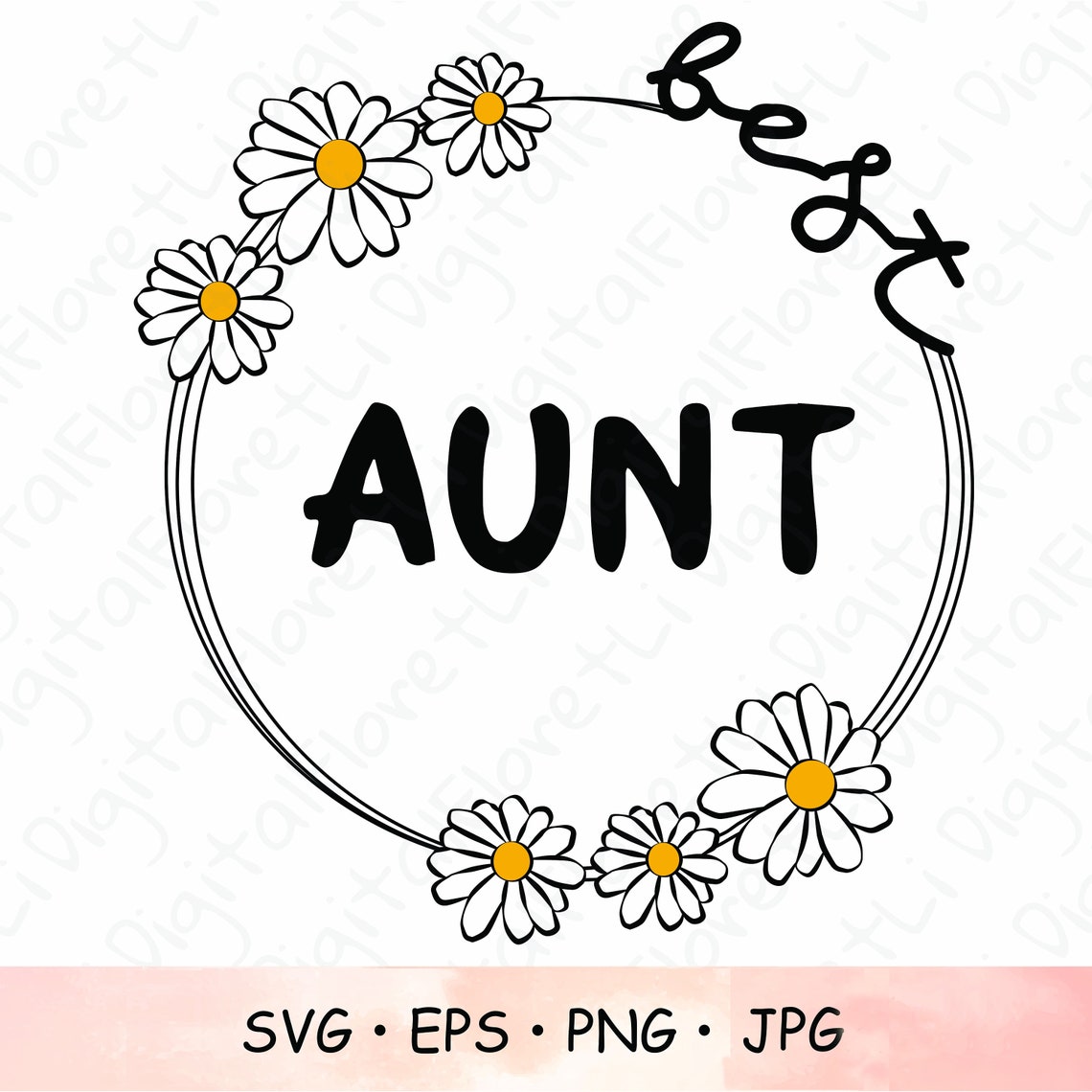 Best Aunt Svg Aunt life svg best aunt svg promoted to Etsy