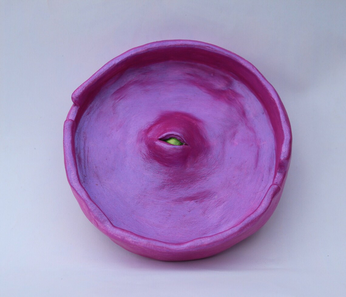 Air dry clay ashtray clay ashtray trinket dish clay dish Etsy
