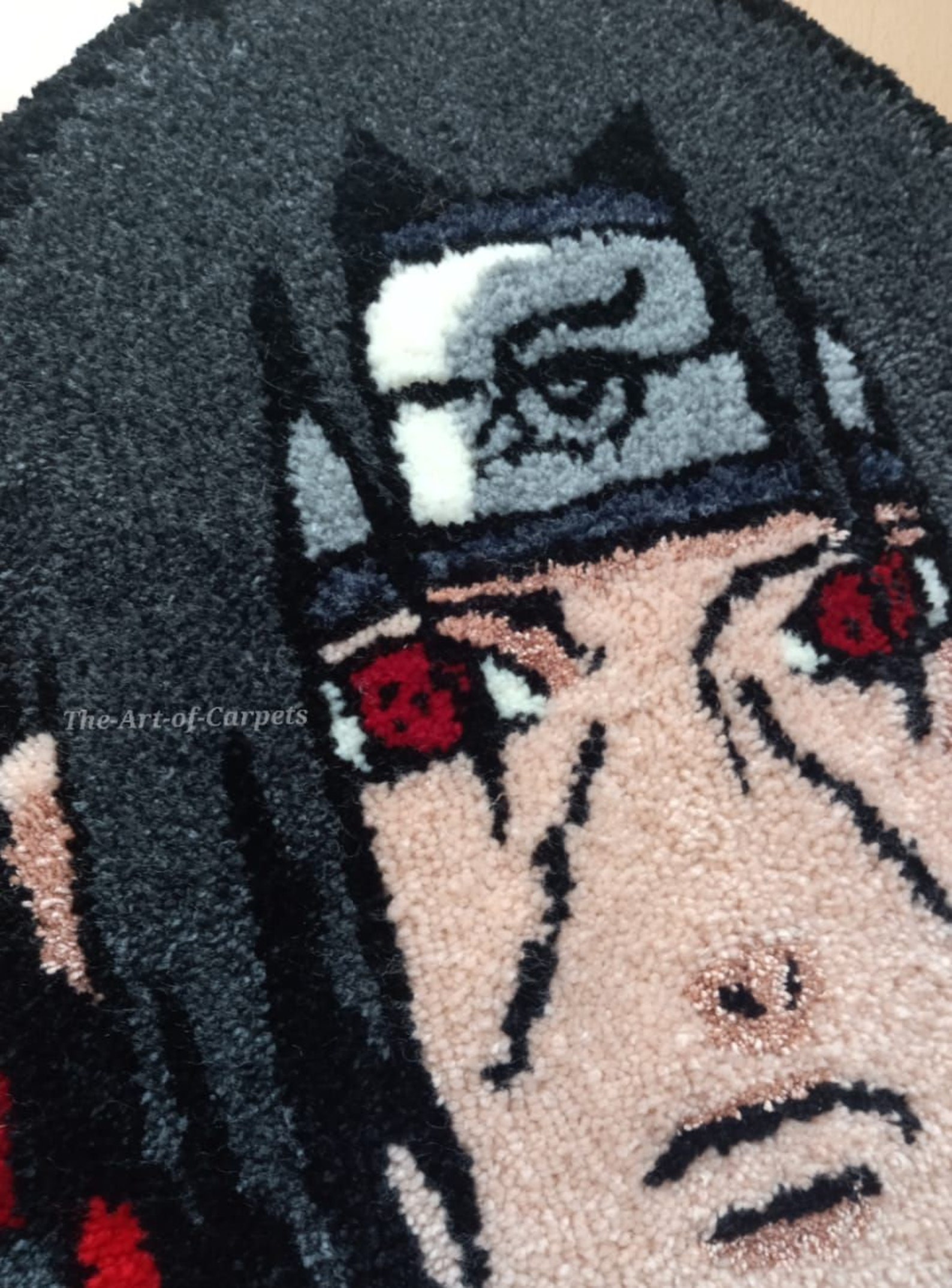 Custom Tuft Rug Itachi Uchiha Naruto Anime Character 21 x | Etsy