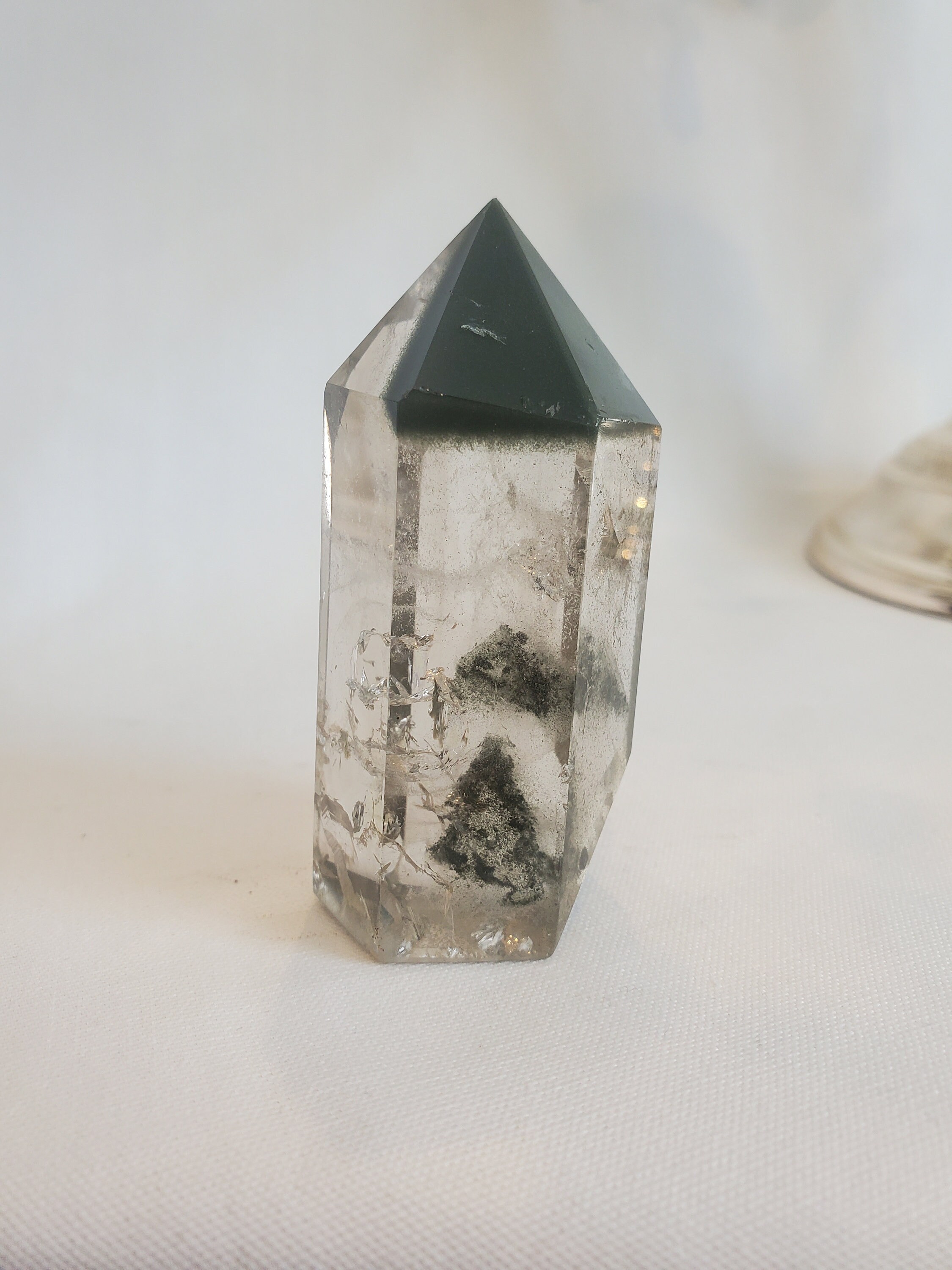 Garden Quartz Tower/ Phantom Quartz Tower / Lodolite Quartz Etsy