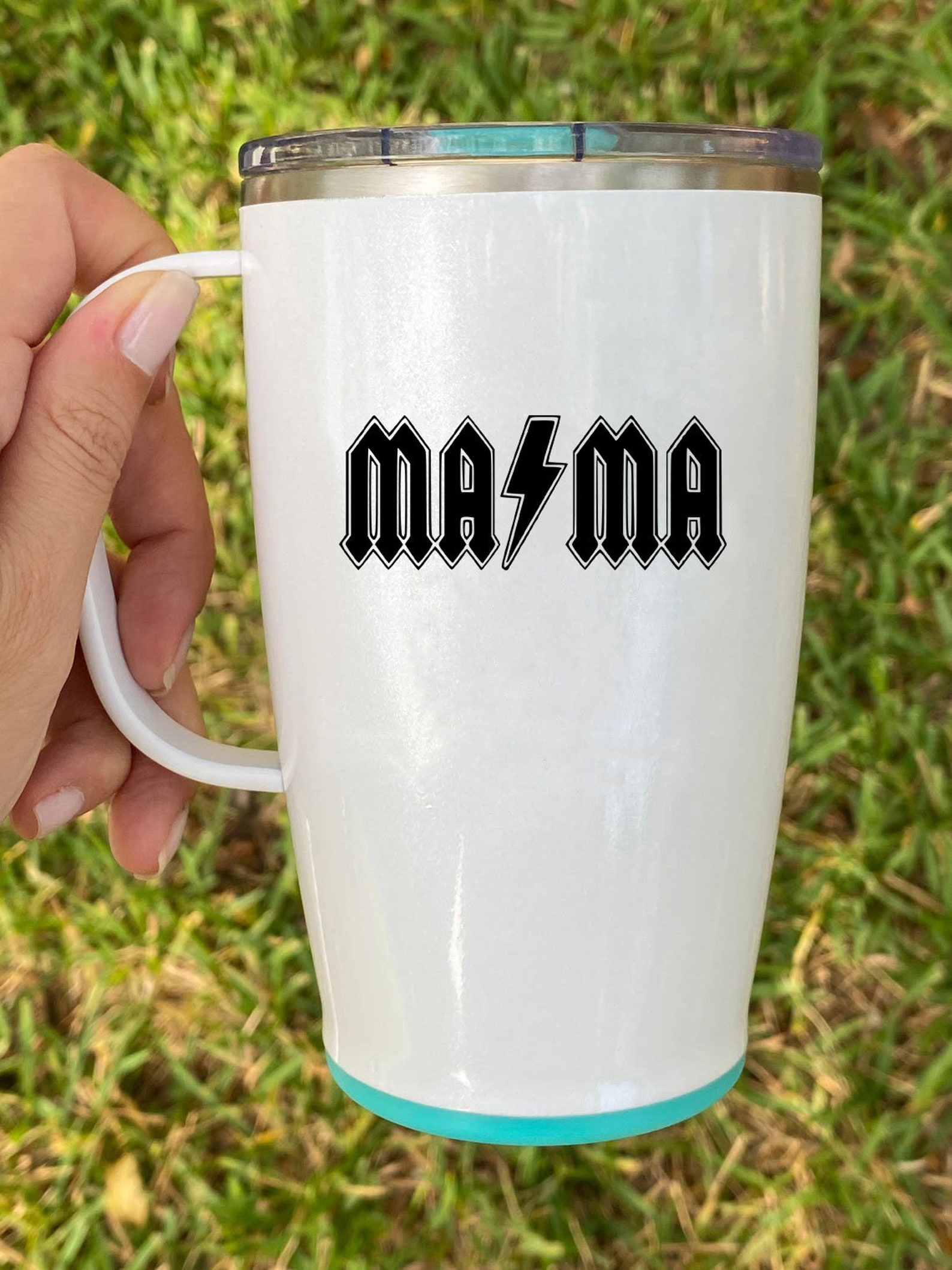 Mama AC/DC Logo SVG png | Etsy