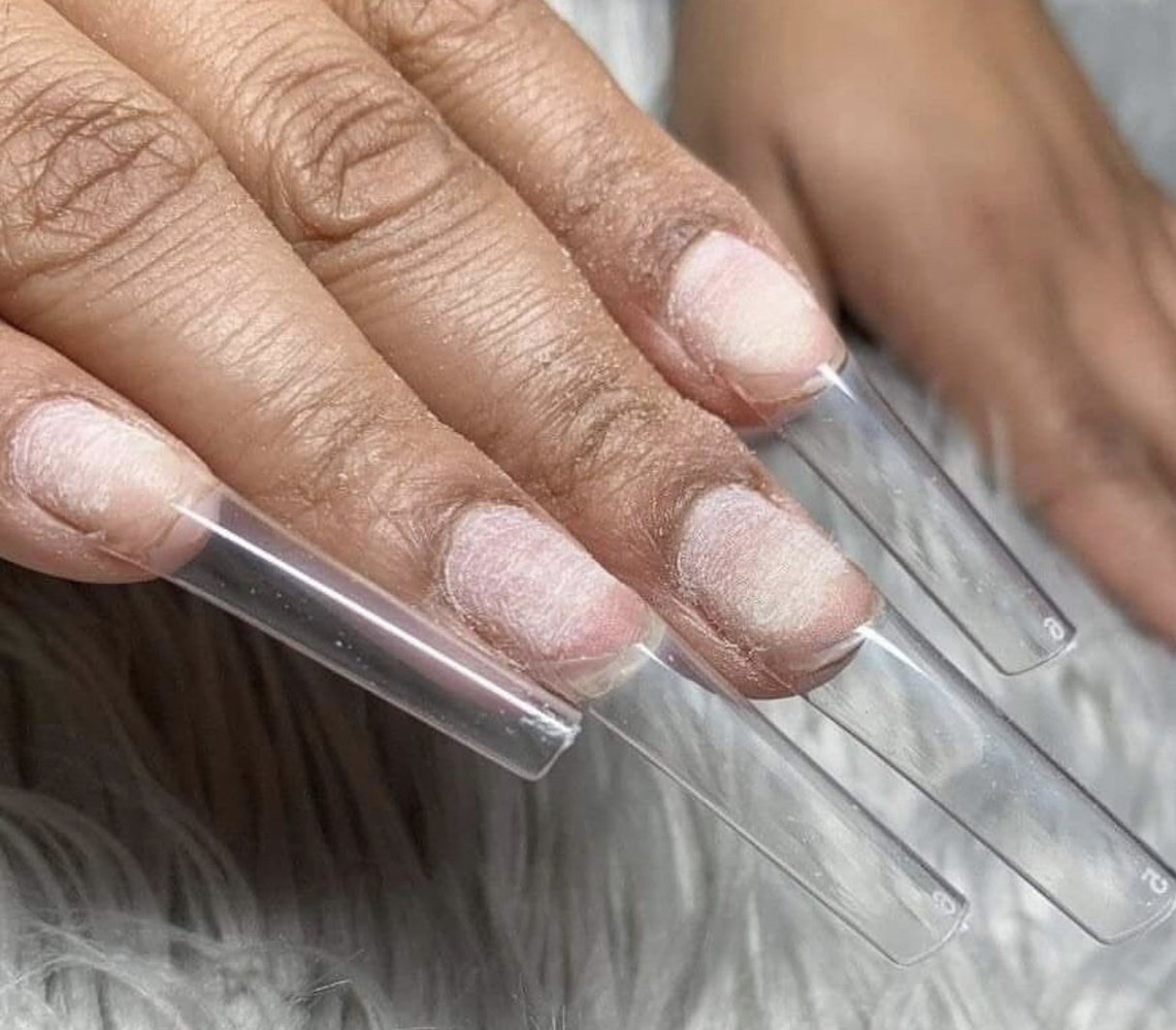 C Curve Nails Tips XXL Individual Size Etsy