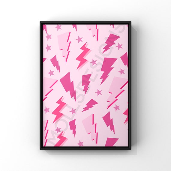 LV Logo Pink Lightning Bolt INSTANT DOWNLOAD print file PNG – BB Digital  Prints and Boutique