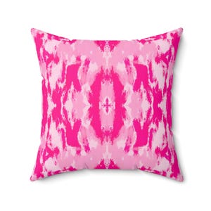 Pinks Abstract Pillow | Dorm Decor for College Girls | Home and Apartment Decor | Throw Pillows for Couch