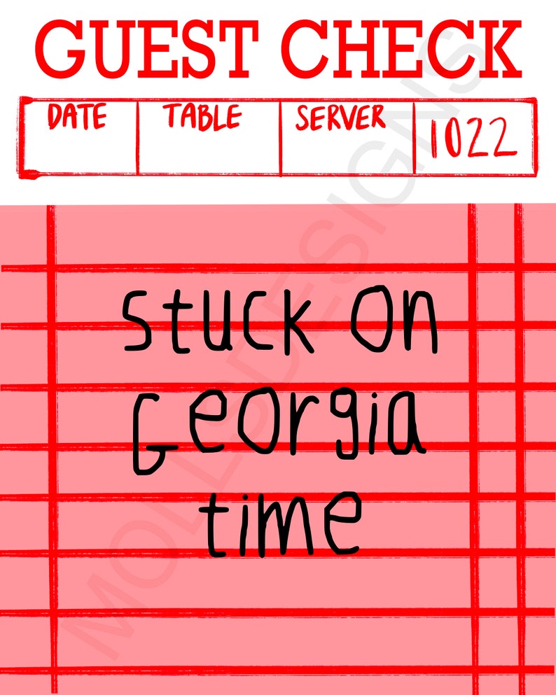 CUSTOM Guest Check Wall Art Design digital Download Preppy Etsy