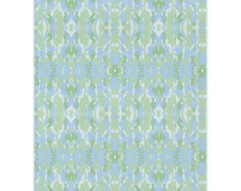 Manta Minky verde y azul / Decoración para dormitorios universitarios / Regalo para universitarias / Decoración de dormitorio