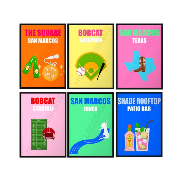 University of Texas Wall Art Etsy