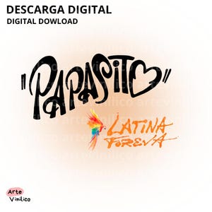 Karol G PNG Design Pack - Papasito & Latina Forever - Designs for T-shirts, Hats, and Stickers - High-Quality Digital Download