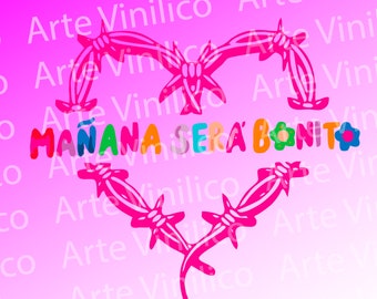 Diseño PNG Corazón Karol g Mañana será bonito - Corazón de espina Karol g - Mañana será bonito tour