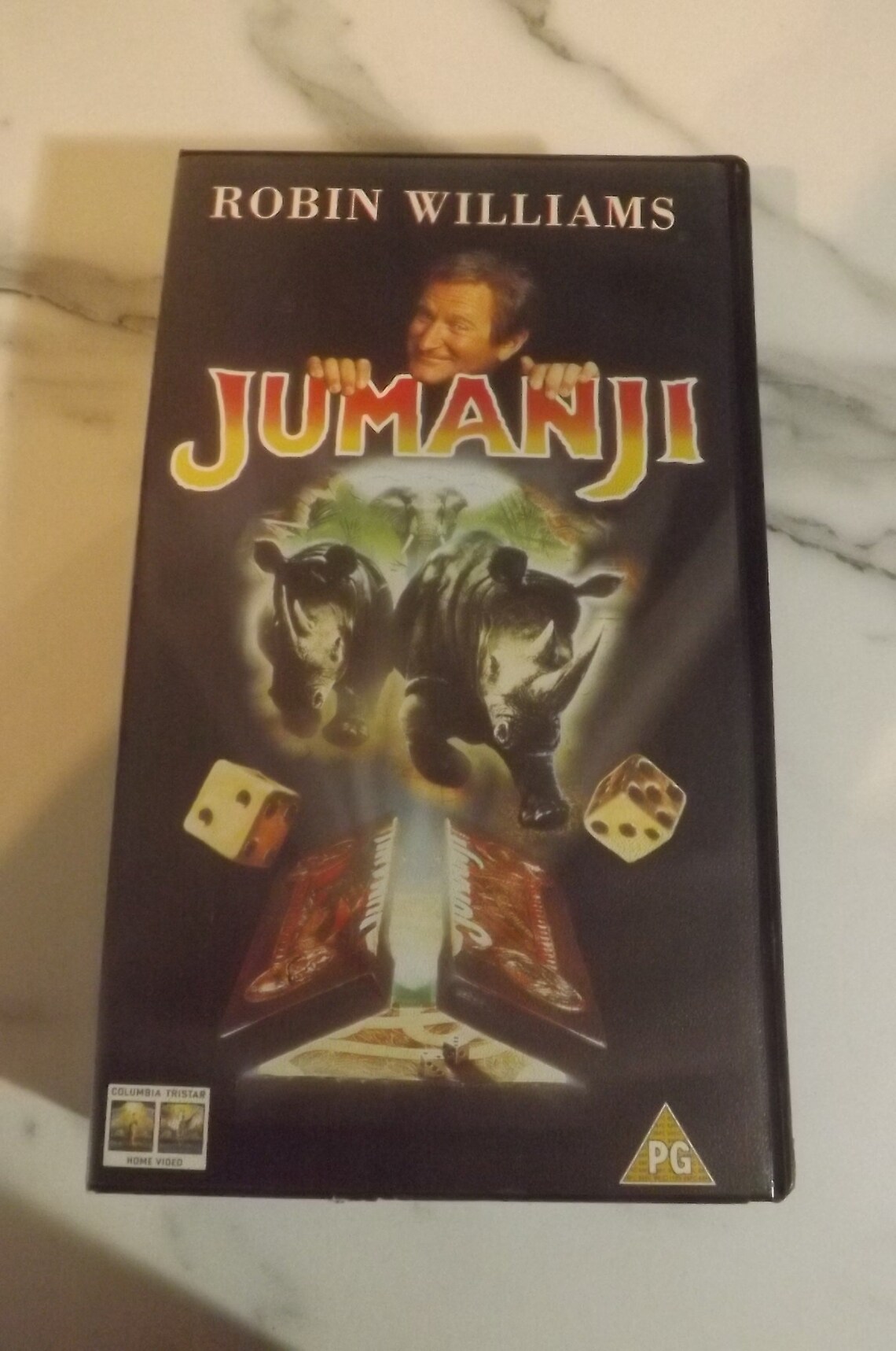 Jumanji VHS Video 1995 Starring Robin Williams Movie Etsy