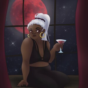 Vampire/Art/Prints/Art Prints/Vampire/Spooky Prints/Fun Prints/Digital Art/8x10Print