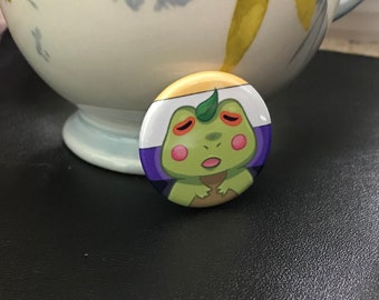 Pride Frog Nonbinary Button